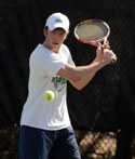 Sophomore Jack Schoeman came away with a doubles win with partner Will Wiseman